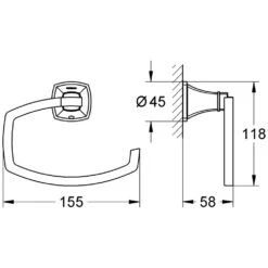 GROHE Grandera WC-Papierhalter