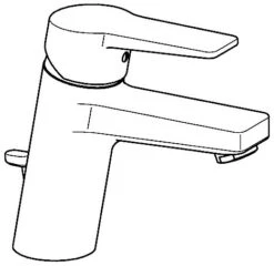 Hansa HANSATWIST Waschtisch Einhand Einlochbatterie