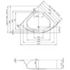 Hoesch Spectra Eck-Badewanne 140 X 140 Cm Ohne Schürze 2 Hoesch Spectra Eck-Badewanne 140 X 140 Cm Ohne Schürze -Badwelt Verkauf hersteller hoesch badewannen eckbadewannen spectra 140 597945