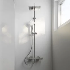 Ideal Standard CeraTherm T100 AP Duschsystem Mit Thermostat -Badwelt Verkauf hersteller ideal standard badarmaturen ceratherm dusche 3573710