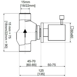 Kaja Aquadrat Unterputzventil Mit Gewindeanschluss 3/4"