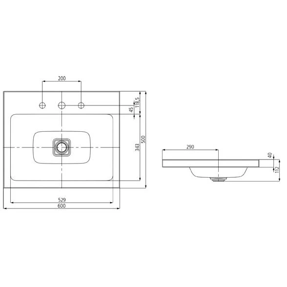 Kaldewei Cono Aufsatzwaschtisch 3083 Mit 1 Hahnlochbohrung, 60 Cm 4 Kaldewei Cono Aufsatzwaschtisch 3083 Mit 1 Hahnlochbohrung, 60 Cm – Bild 2