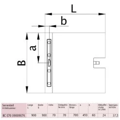 Kermi LINE Komplettboard E70 90 X 90 Cm, Rinnenlänge 70 Cm 7 Kermi LINE Komplettboard E70 90 X 90 Cm, Rinnenlänge 70 Cm -Badwelt Verkauf hersteller kermi duschkabinen und duschplaetze line 2667247