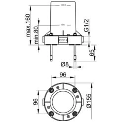 Keuco Edition 11 Montagebausatz Für Bodenbefestigung