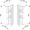 Keuco Edition 400 Mittelschrank 45 X 89,4 X 30 Cm, Anschlag Rechts -Badwelt Verkauf hersteller keuco edition 400 badmoebel hoch 2736454