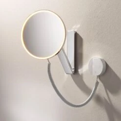 Keuco ILook-move Kosmetikspiegel, Rund Mit UP-Transformator