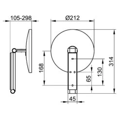 Keuco ILook Kosmetikspiegel Rund, 5-fach Vergrößerung, Wandmodell 12 Keuco ILook Kosmetikspiegel Rund, 5-fach Vergrößerung, Wandmodell -Badwelt Verkauf hersteller keuco kosmetikspiegel ilook move 2742559