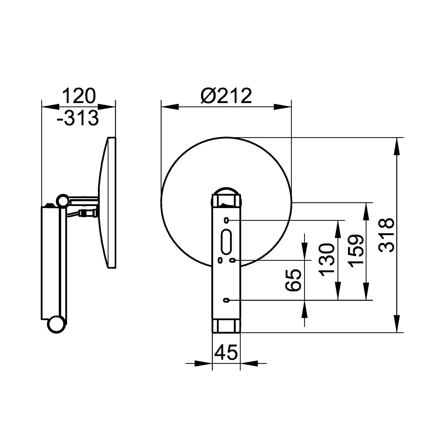 Keuco ILook-move Kosmetikspiegel, Rund Mit 5-fach Vergrößerung, LED Beleuchtung, Wandmodell 6 Keuco ILook-move Kosmetikspiegel, Rund Mit 5-fach Vergrößerung, LED Beleuchtung, Wandmodell – Bild 4