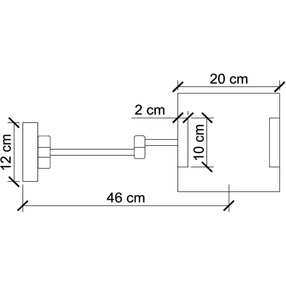 Koh-I-Noor QUADROLO LED-Kosmetikspiegel Mit Festem Netzanschluss 3 Koh-I-Noor QUADROLO LED-Kosmetikspiegel Mit Festem Netzanschluss