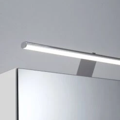Kronenbach Plana 2.0 Spiegelschrank 40 Cm Mit 1 Tür Und LED-Aufsatzleuchte, Anschlag Rechts -Badwelt Verkauf hersteller kronenbach badmoebel plana 2 spiegelschraenke 4176785