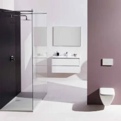 LAUFEN Palace Waschtischkombination 100 Cm Mit Griffleiste Eloxiert