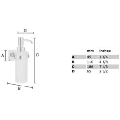 Ice Seifenspender Mit Behälter Aus Porzellan -Badwelt Verkauf hersteller megabad sortiment accessoires architekt ice 908775