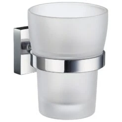 Zahnputzbecher, Mit Eckiger Rosette