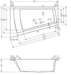 Neu eingetroffen -Badwelt Verkauf hersteller megabad sortiment badewannen architekt eckbadewannen 509096