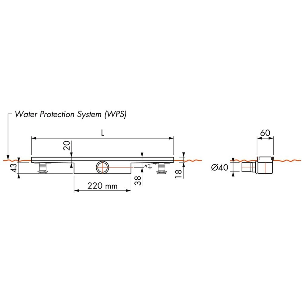 Drainset Komplett, Superflache Duschrinne Compact 90 Cm Mit Abdeckung Zero 6 Drainset Komplett, Superflache Duschrinne Compact 90 Cm Mit Abdeckung Zero – Bild 4
