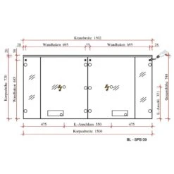 Pelipal Balto Spiegelschrank 150,2 X 27 X 74 Cm Mit LED Lichtkranz -Badwelt Verkauf hersteller pelipal balto spiegelschraenke spiegelschrank 150 1950490