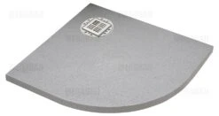 Poresta BF Bodenebenes Duschelement Viertelkreis 100 X 100 X 5 Cm