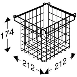 Pressalit Universal Ablagekorb Für Waschutensilien