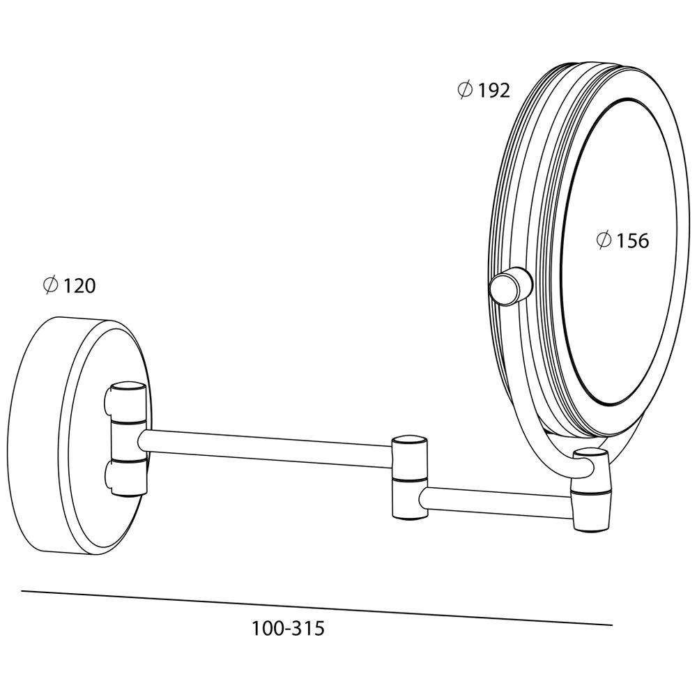 Pure Kosmetikspiegel Mit Stabilem Doppelgelenkarm 5 Pure Kosmetikspiegel Mit Stabilem Doppelgelenkarm – Bild 3