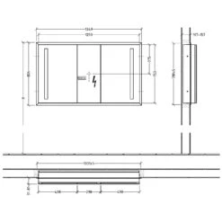 Sanipa Reflection Aluminium-Wandeinbau-Spiegelschrank WILMA 135 Mit LED-Beleuchtung 13 Sanipa Reflection Aluminium-Wandeinbau-Spiegelschrank WILMA 135 Mit LED-Beleuchtung -Badwelt Verkauf hersteller sanipa reflection spiegelschraenke aluminium wandeinbaumodelle 3713870