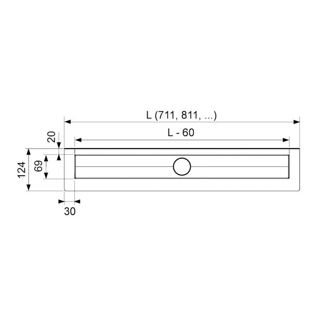 TECE TECEdrainline Duschrinne Gerade Mit Wandaufkantung 90 Cm 4 TECE TECEdrainline Duschrinne Gerade Mit Wandaufkantung 90 Cm – Bild 2