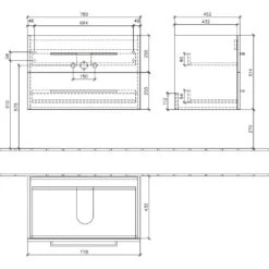 Villeroy & Boch Avento Waschtischunterschrank 78 X 45,2 X 51,4 Cm 14 Villeroy & Boch Avento Waschtischunterschrank 78 X 45,2 X 51,4 Cm -Badwelt Verkauf hersteller villeroy boch avento badmoebel waschtischunterschrank 1275559