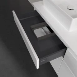 Villeroy & Boch Legato Waschtischunterschrank 140 Cm, 4 Auszügen, Für 2 Waschtische -Badwelt Verkauf hersteller villeroy boch legato badmoebel waschtischunterschraenke 9308135