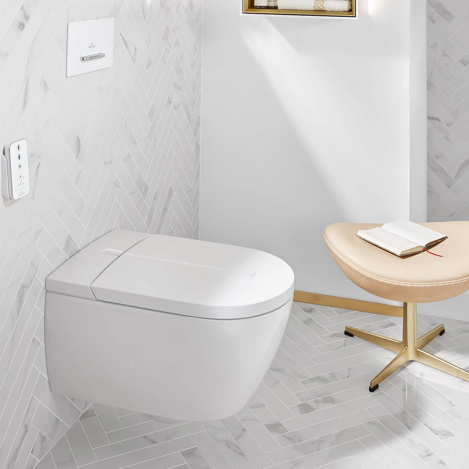 Villeroy & Boch VICLEAN-I100 Dusch-WC Spülrandlos 9 Villeroy & Boch VICLEAN-I100 Dusch-WC Spülrandlos – Bild 7