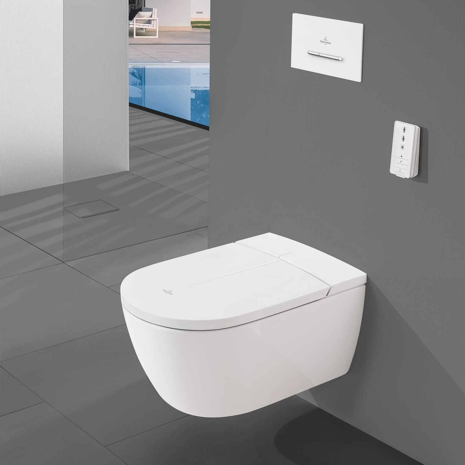 Villeroy & Boch VICLEAN-I100 Dusch-WC Spülrandlos 11 Villeroy & Boch VICLEAN-I100 Dusch-WC Spülrandlos – Bild 9