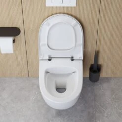 Geberit DuoFix Element Für Wand-WC Mit Steinkamp Living 2.0 Wand-WC Tiefspüler Ohne Spülrand -Badwelt Verkauf herstelleruebergreifende sets wc geberit duofix element 11669562