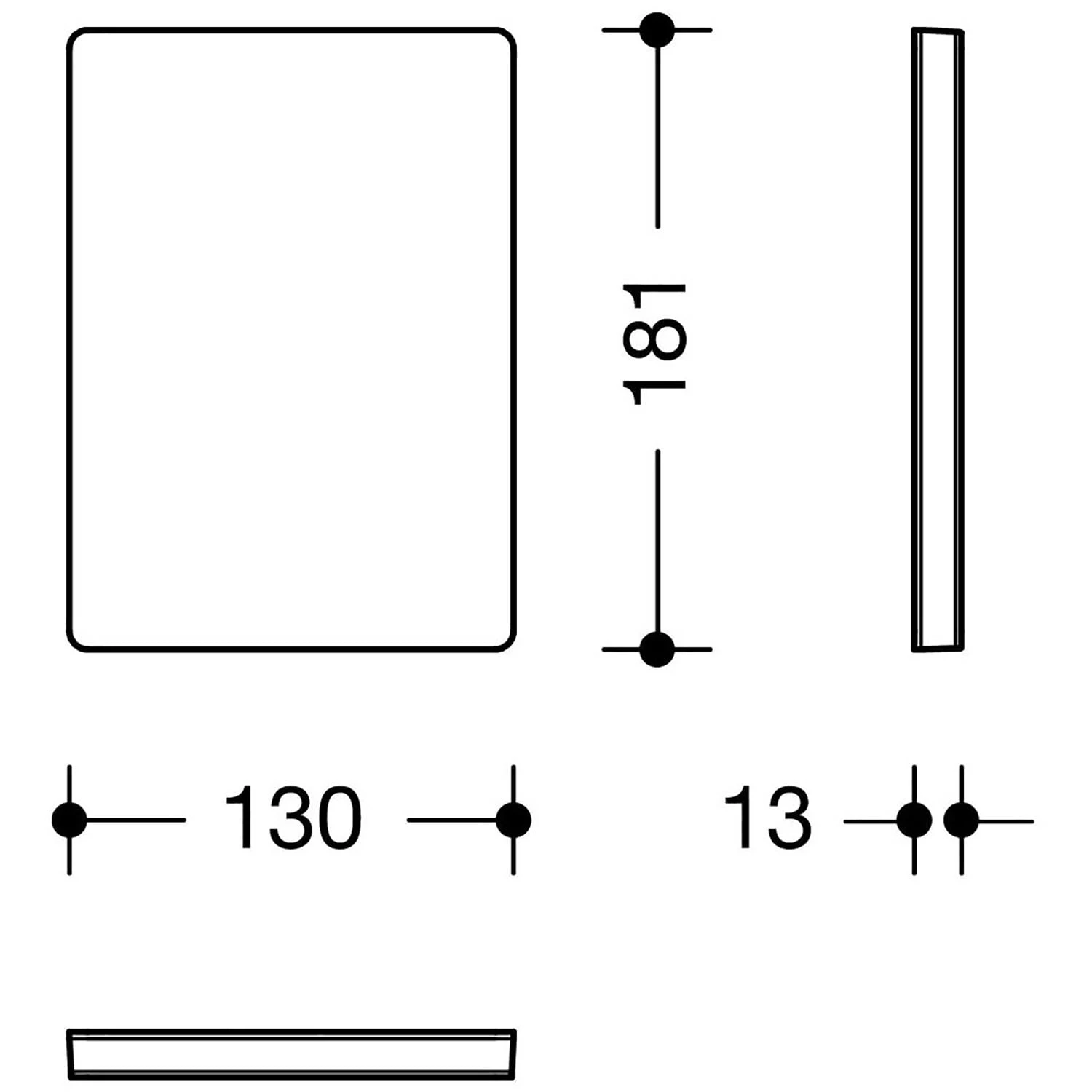 HEWI Serie 805 Abdeckung Für Montageplatte 3 HEWI Serie 805 Abdeckung Für Montageplatte