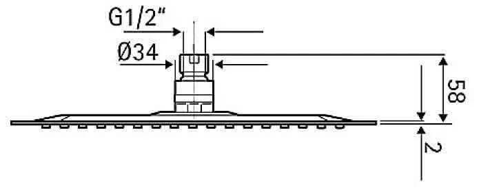 HSK Softcube Wandarm Gerade Mit Kopfbrause Superflach 30 X 20 Cm 6 HSK Softcube Wandarm Gerade Mit Kopfbrause Superflach 30 X 20 Cm – Bild 4