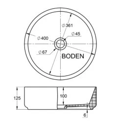 Treos Serie 800 Aufsatzwaschtisch Ø 40 Cm 7 Treos Serie 800 Aufsatzwaschtisch Ø 40 Cm -Badwelt Verkauf kaldewei duschwannen rechteckduschwannen conoflat treos serie 4216741