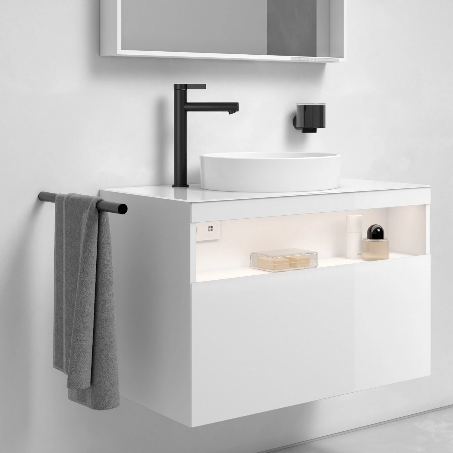 Keuco Reva Black Selection Lotionspender 4 Keuco Reva Black Selection Lotionspender – Bild 2