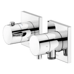 KEUCO Edition 11 Thermostatarmatur UP, 2-Wege Mit Schlauchanschluss Und Brausehalter