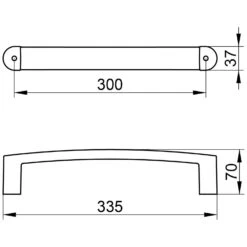 Keuco Elegance Neu Haltegriff 30 Cm