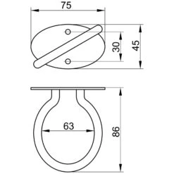 Keuco Fönhalter Links