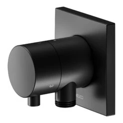 Keuco IXMO Black Selection Unterputz-Umstellventil Für 3 Verbraucher Mit Schlauchanschluss, Brausehalter U. Comfort Griff, Eckig