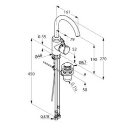 Kludi BINGO STAR Waschtisch Einhandmischer Mit Anschlagbegrenzung