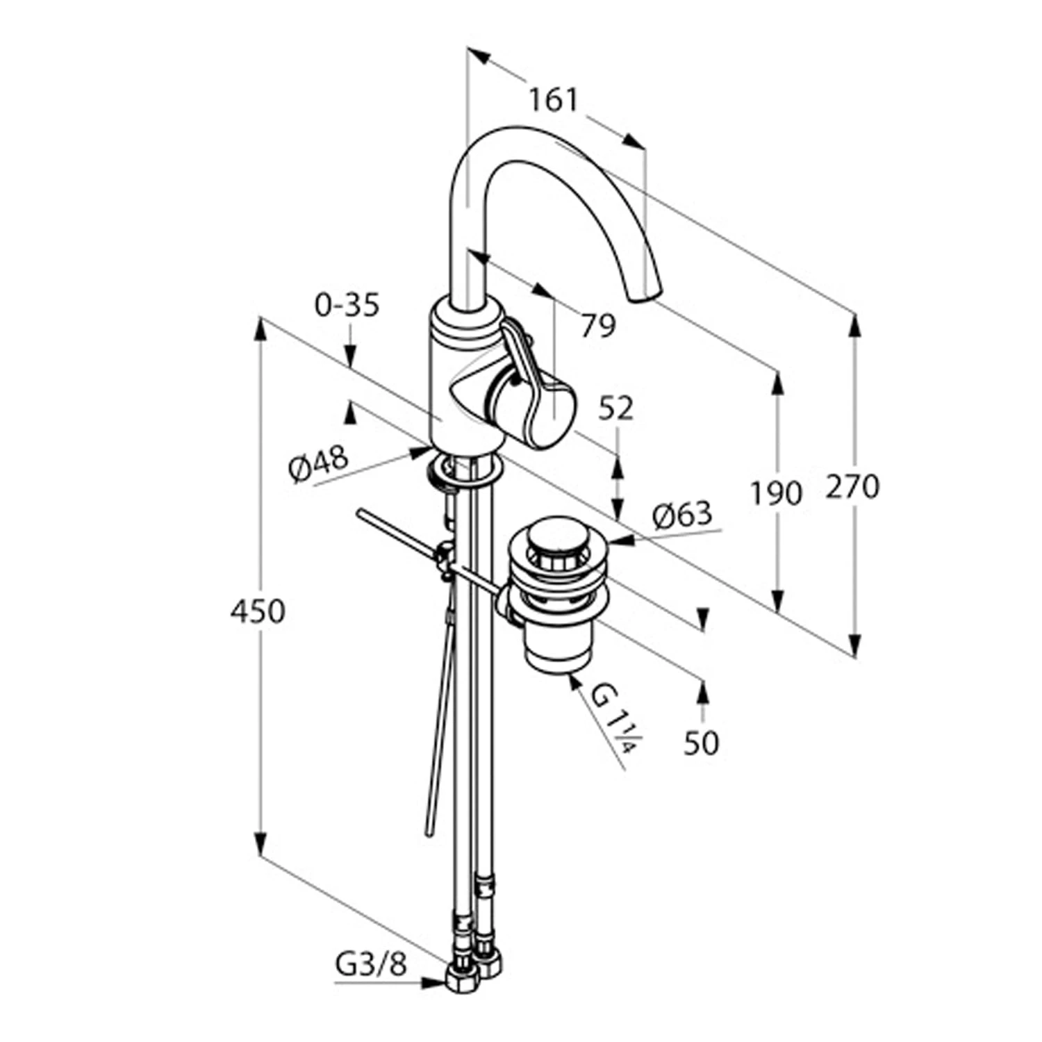 Kludi BINGO STAR Waschtisch Einhandmischer Mit Anschlagbegrenzung 3 Kludi BINGO STAR Waschtisch Einhandmischer Mit Anschlagbegrenzung