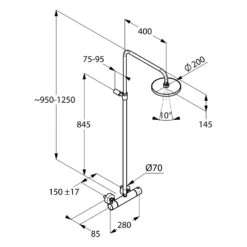 Kludi A-QA Mono Shower System