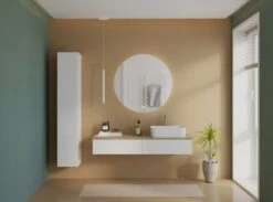 Kronenbach Cube Waschtischkonsole 141 Cm Mit 2 Auszügen Und TIP-ON -Badwelt Verkauf kronenbach badmoebel cube waschtischkonsolen 140 cm 10060466