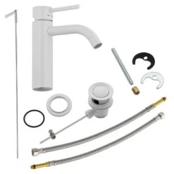 Kronenbach Lima 2.0 White Waschtischeinhebelmischer -Badwelt Verkauf kronenbach lima 2 white waschtisch waschtischeinhebelmischer 4144947