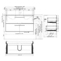 Steinkamp Living 2.0 Waschtisch 100 Cm Mit Unterschrank 97 Cm -Badwelt Verkauf marken steinkamp badmobel living 2 0 steinkamp waschtisch mit unterschrank 5893888