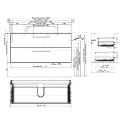 Steinkamp Living 2.0 Doppelwaschtisch 120 Cm Mit Unterschrank 115 Cm -Badwelt Verkauf marken steinkamp badmobel living 2 0 steinkamp waschtisch mit unterschrank 5894254