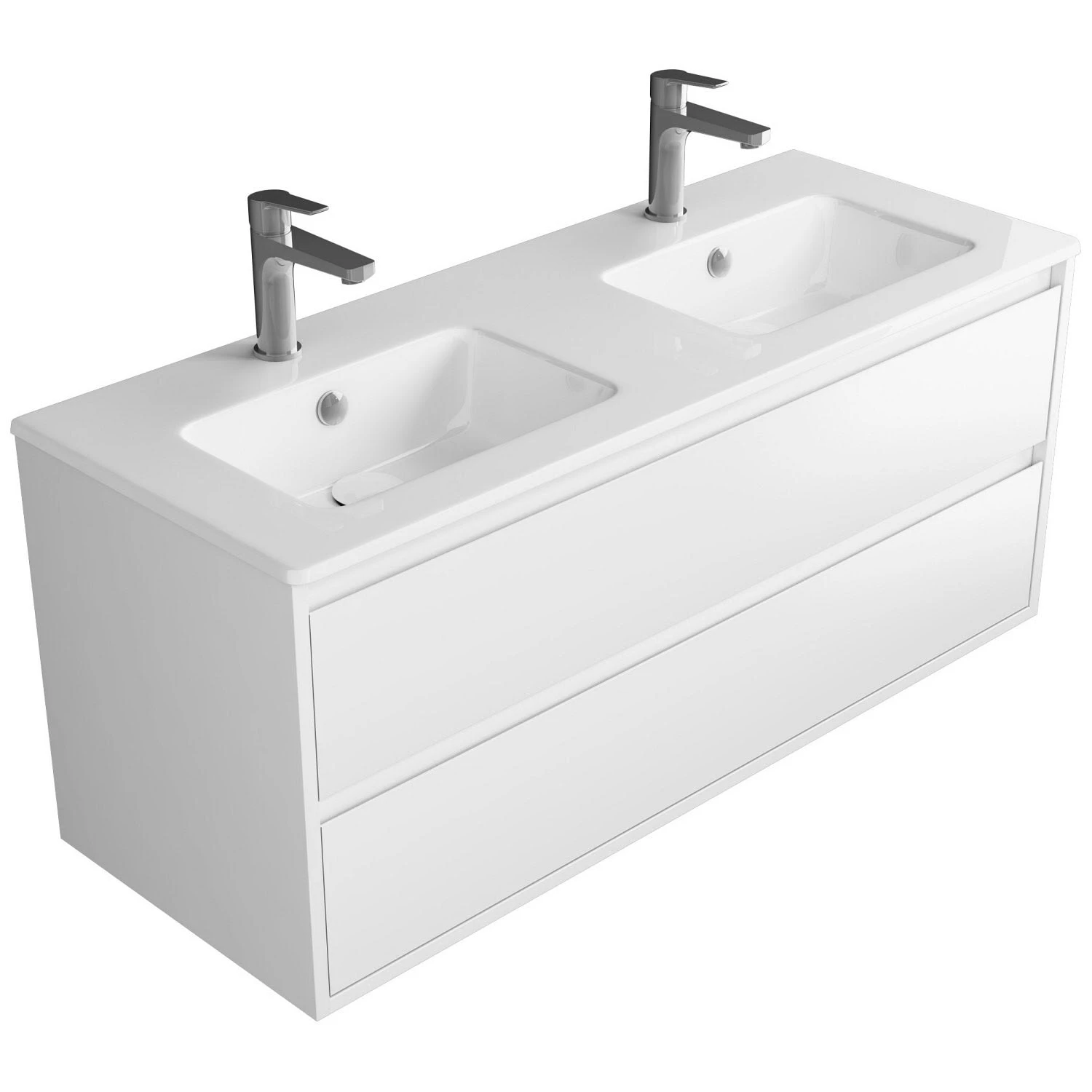 Loft Waschtisch Mit Unterschrank 120 Cm, 2 Auszüge 3 Loft Waschtisch Mit Unterschrank 120 Cm, 2 Auszüge