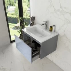 Neu eingetroffen -Badwelt Verkauf megabad profi collection badmoebel loft waschtischkombination 6121663