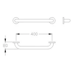 Silver Age System Haltegriff 40 Cm