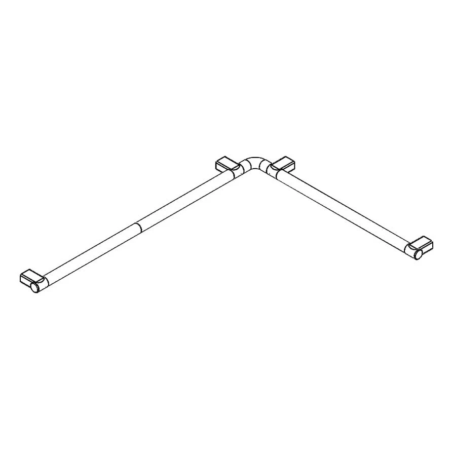 Silver Age System Duschhandlauf 100 X 75 Cm, Rechts 4 Silver Age System Duschhandlauf 100 X 75 Cm, Rechts – Bild 2