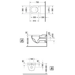 Duravit Starck 3 Wand-WC Vital 9 Duravit Starck 3 Wand-WC Vital -Badwelt Verkauf philippe starck 3 duravit wand wc 2203 709312